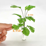 Dollhosue Miniature Plantsw/ Wall Hooks 5pcs