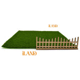 Fairy Garden Artificial Grass & Miniature Fences