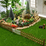 Fairy Garden Artificial Grass & Miniature Fences