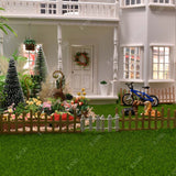 Fairy Garden Artificial Grass & Miniature Fences