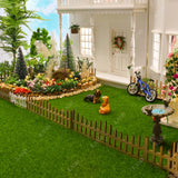 Fairy Garden Artificial Grass & Miniature Fences