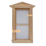 Triangular Top Dollhouse Doors and Windows Set