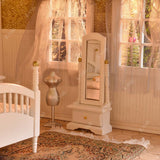 Brewster White Dollhouse Bedroom Set