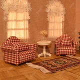 Country Style Living Room Set 4pcs